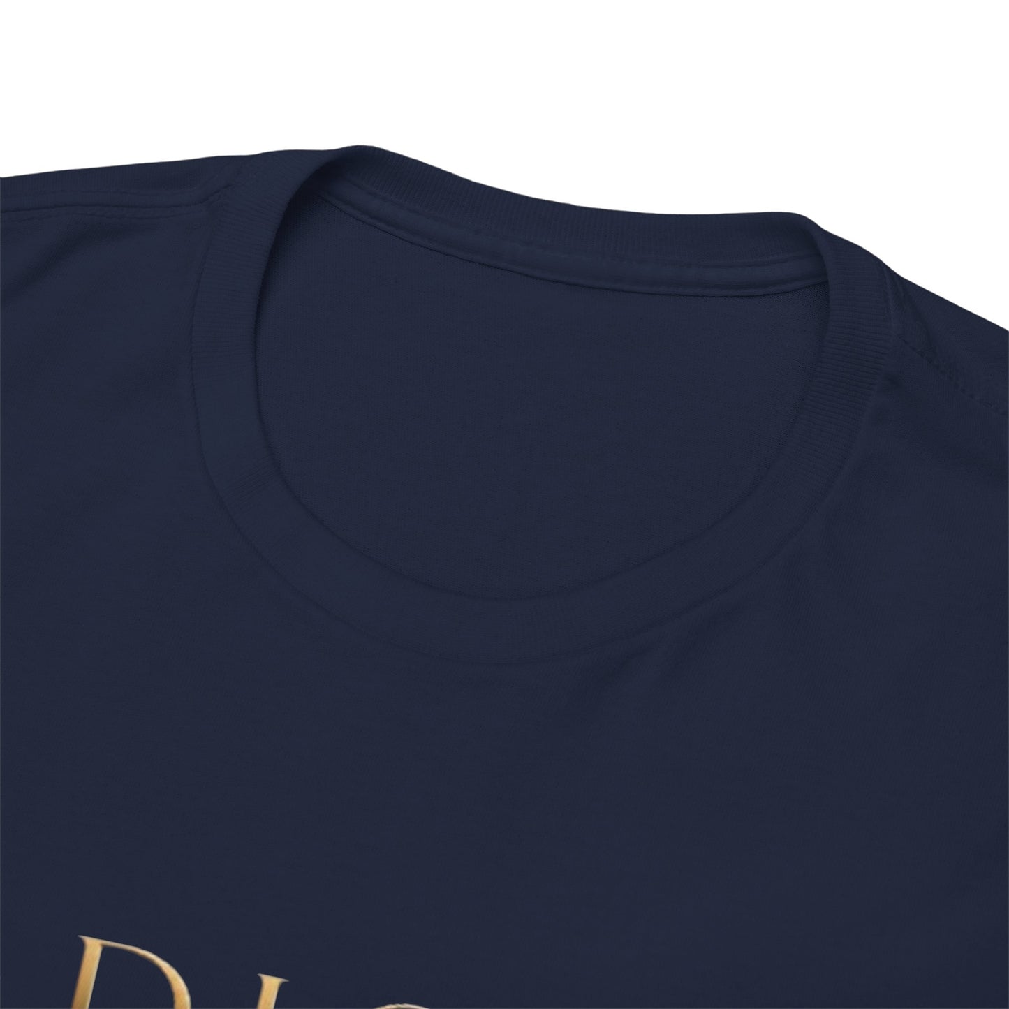 Monogram Gold PP Tee — Elegant Personalized Initials T-Shirt