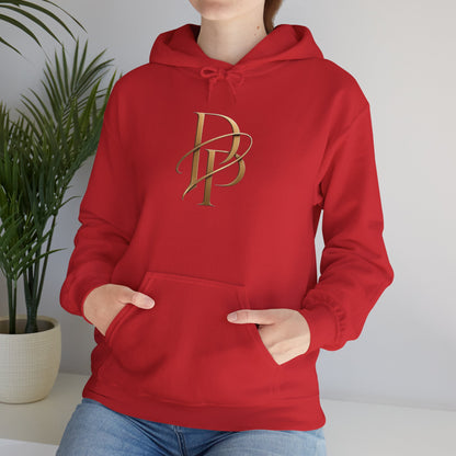 Diopso Purpose Logo Hoodie — Minimalist Luxury White Pullover