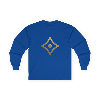 Monogram PB Gold Script Long Sleeve Tee