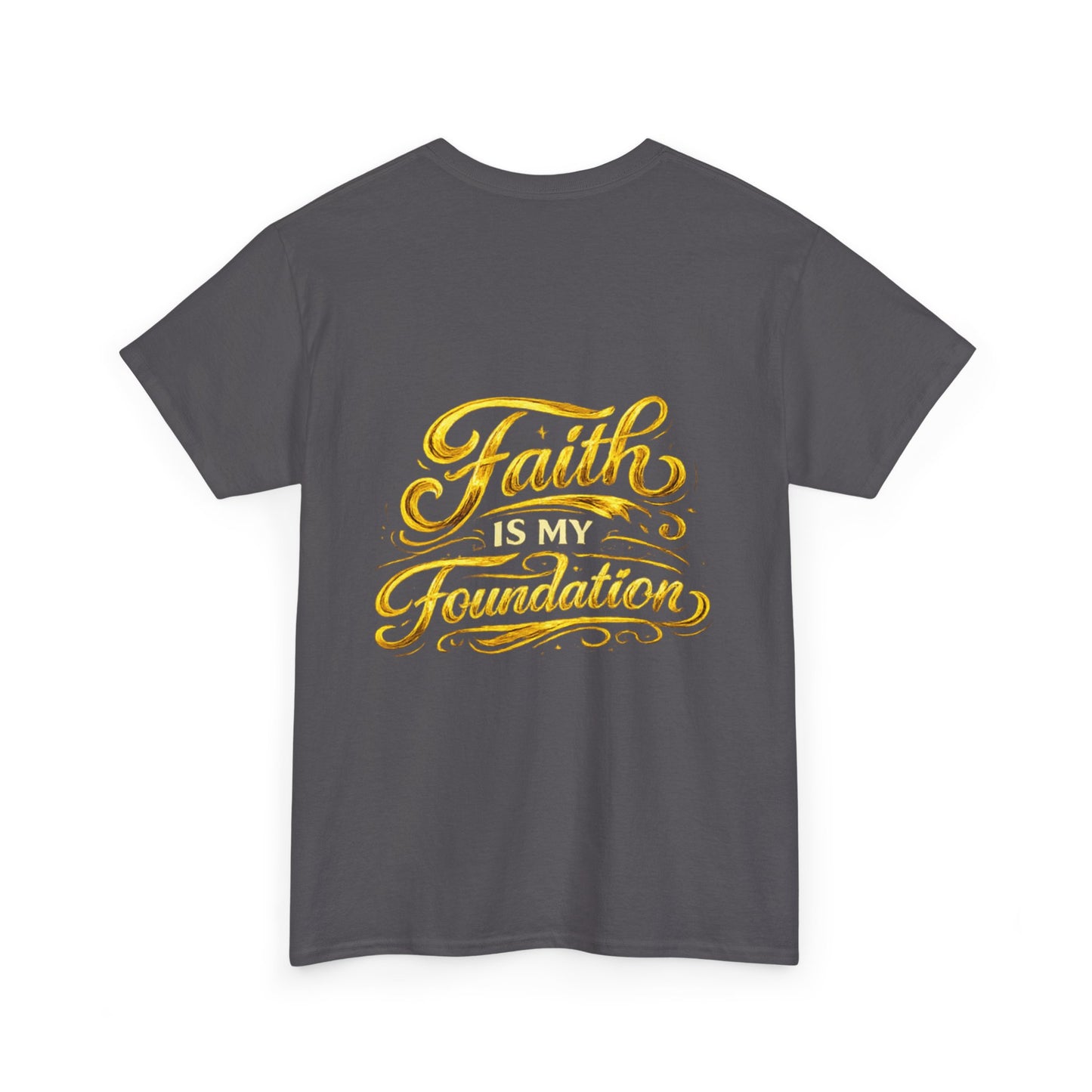 Monogram Gold PP Tee — Elegant Personalized Initials T-Shirt