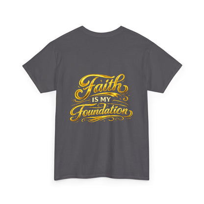 Monogram Gold PP Tee — Elegant Personalized Initials T-Shirt
