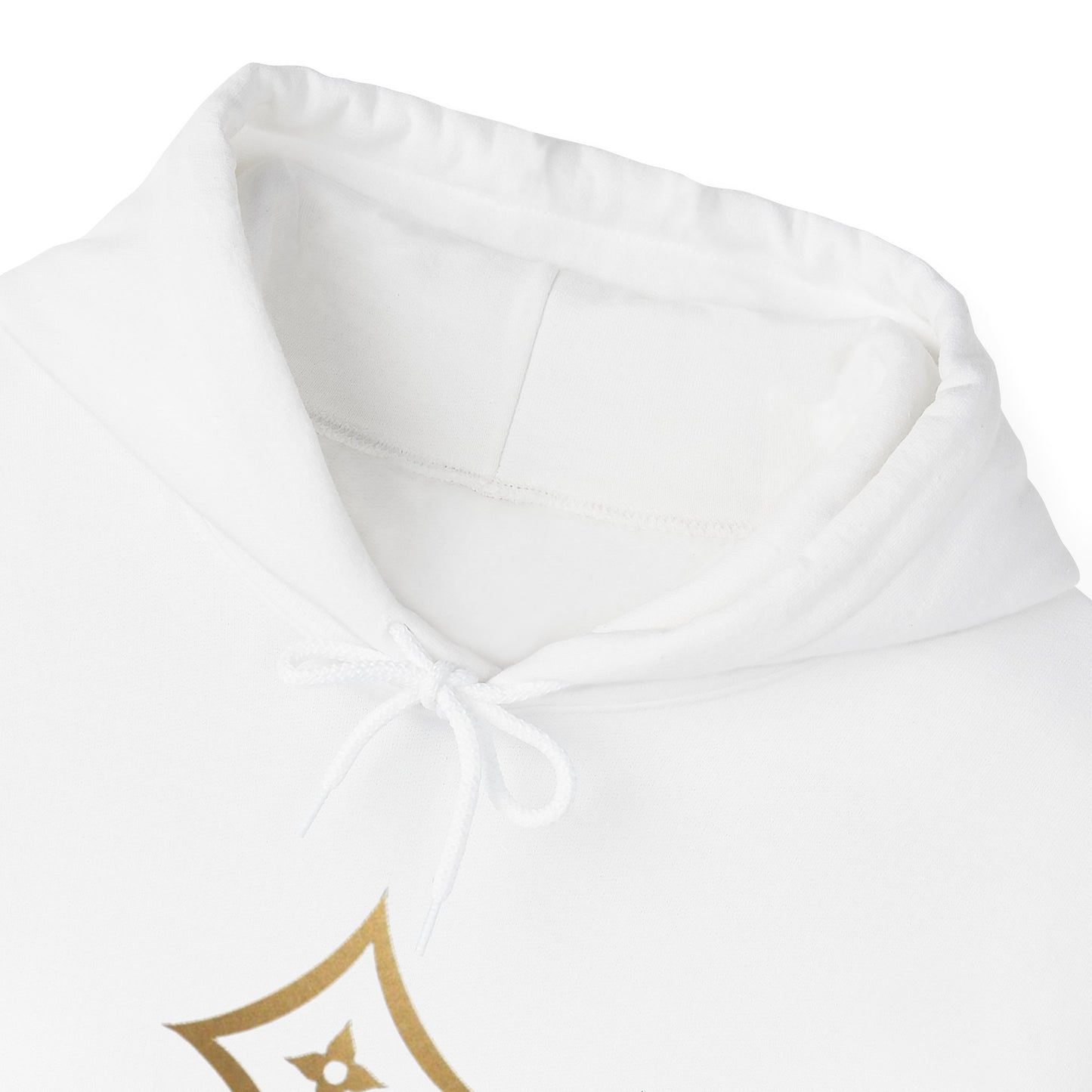 Diopso Logo Hoodie — Minimalist Luxury White Pullover