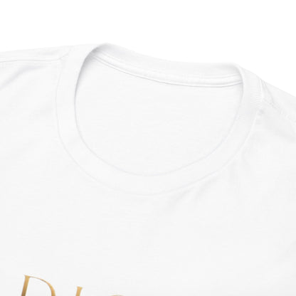 Monogram Gold PP Tee — Elegant Personalized Initials T-Shirt