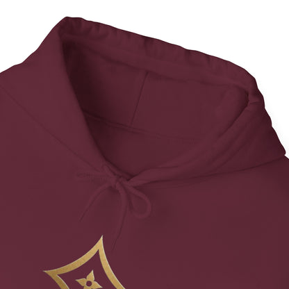Diopso Logo Hoodie — Minimalist Luxury White Pullover