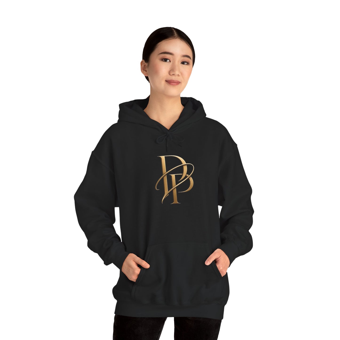 Diopso Purpose Logo Hoodie — Minimalist Luxury White Pullover