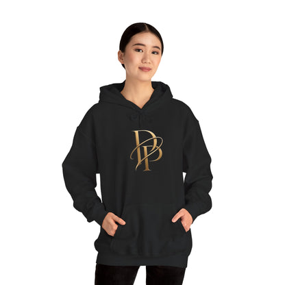 Diopso Purpose Logo Hoodie — Minimalist Luxury White Pullover