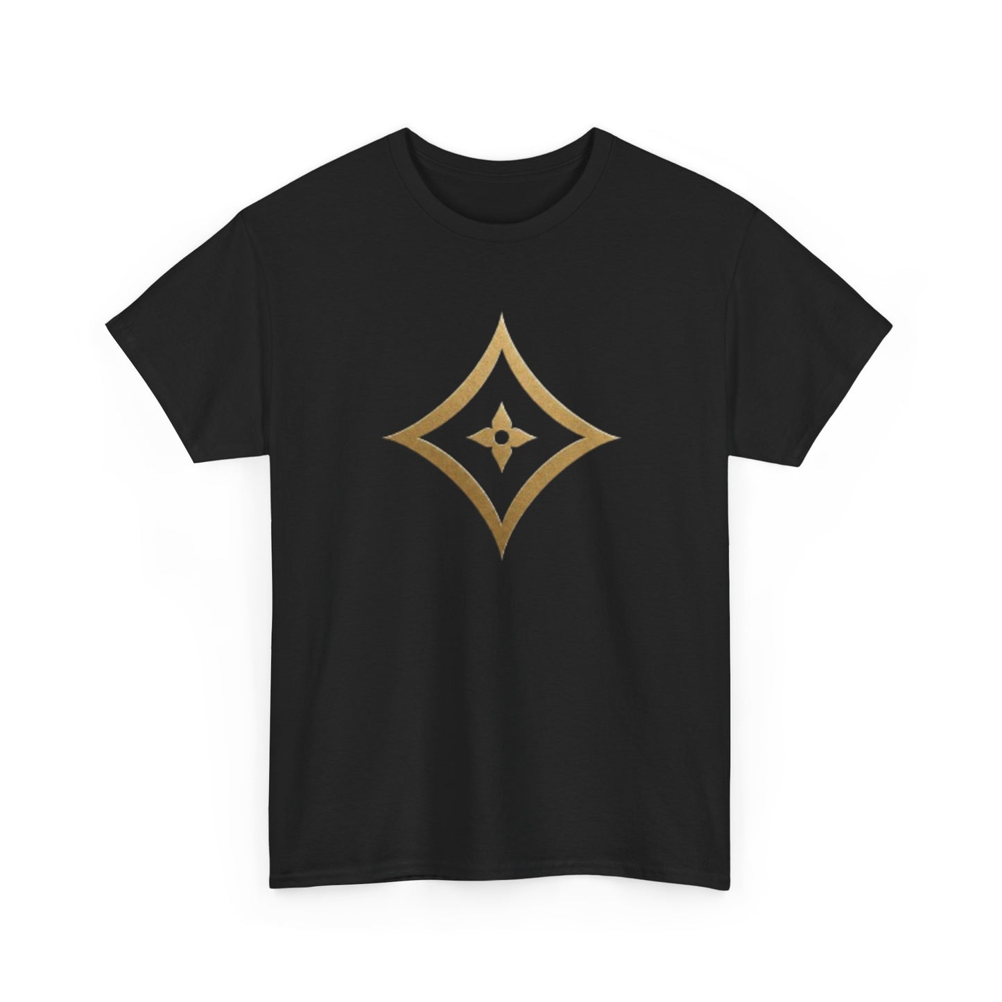 Monogram Gold PP Tee — Elegant Personalized Initials T-Shirt