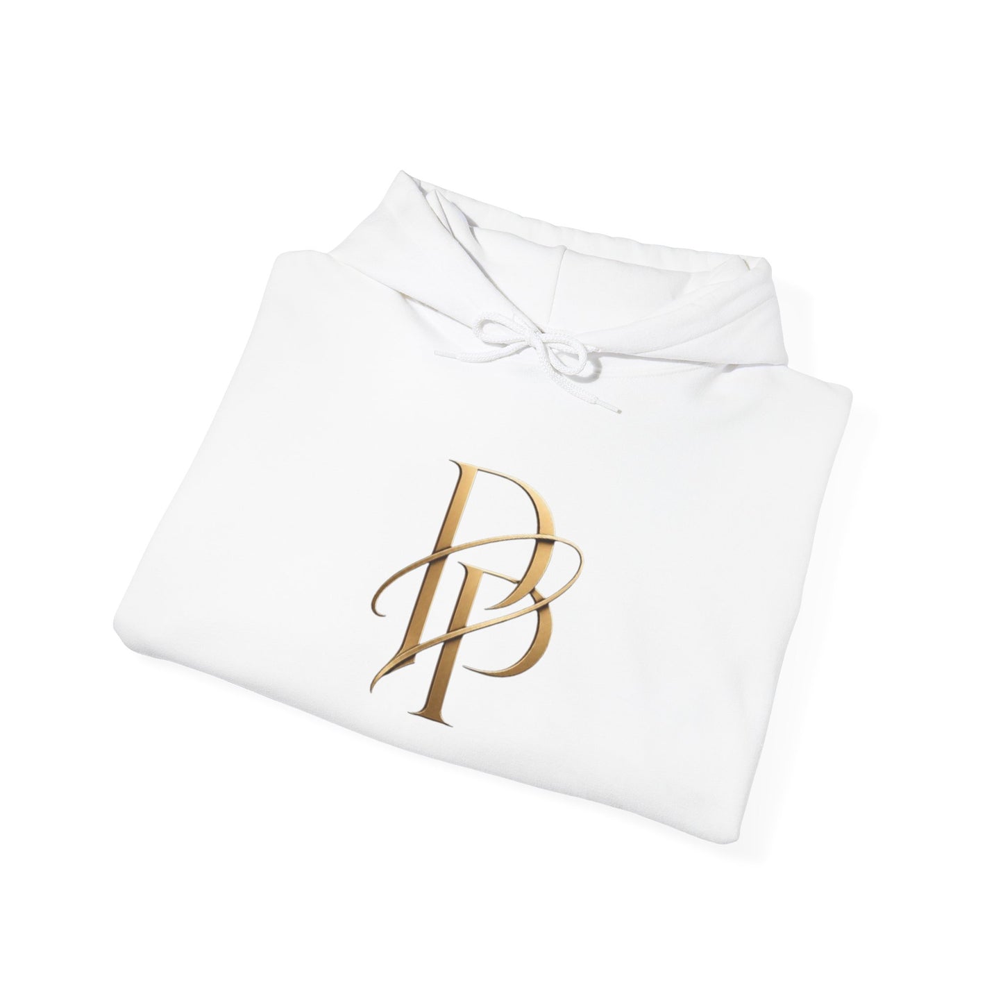 Diopso Purpose Logo Hoodie — Minimalist Luxury White Pullover