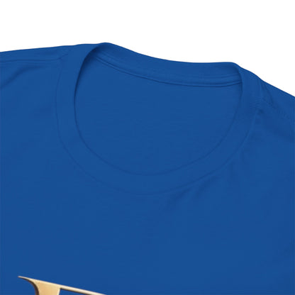 Monogram Gold PP Tee — Elegant Personalized Initials T-Shirt