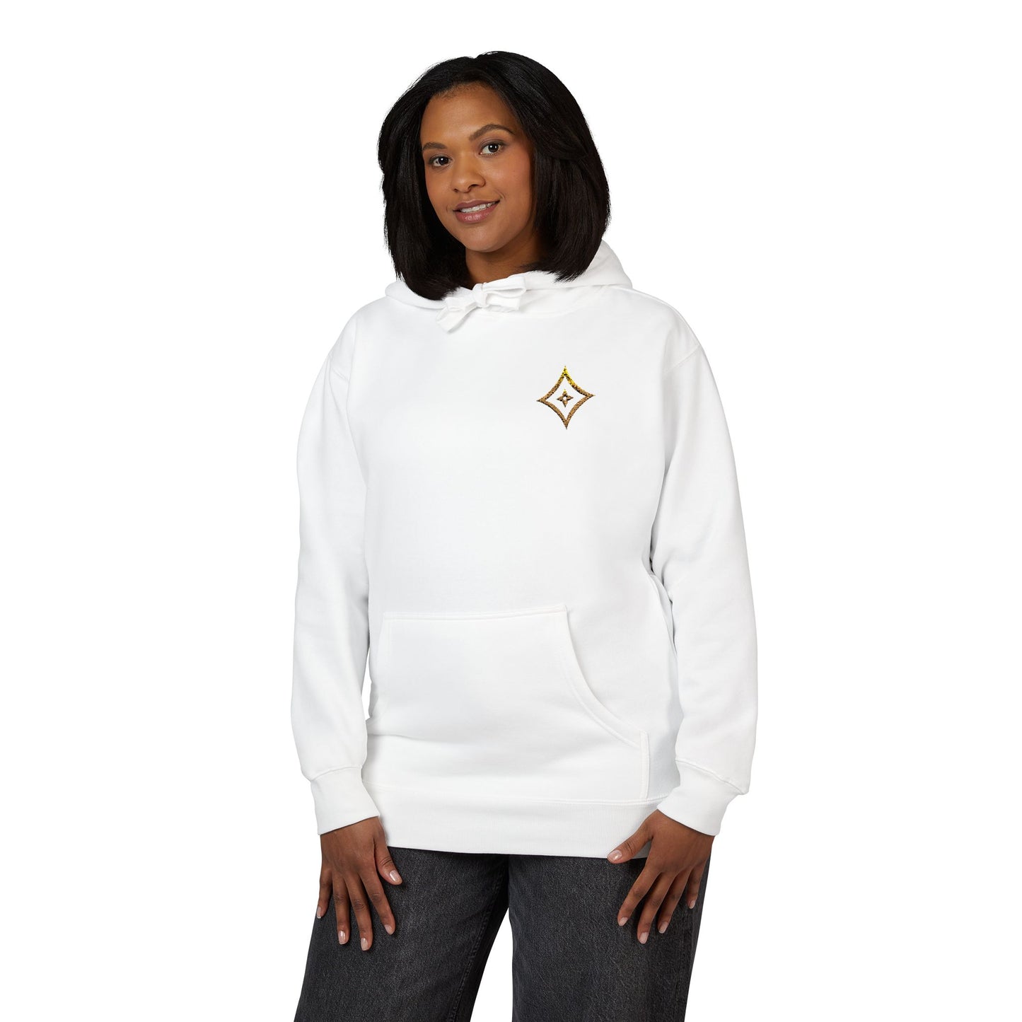 Golden Flame Monogram Hoodie