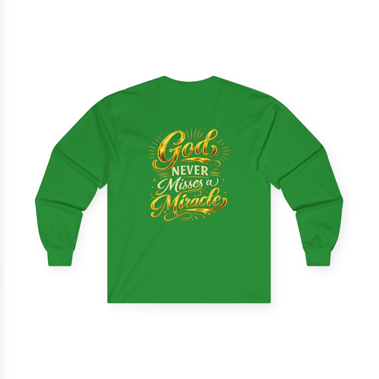 Monogram PB Gold Script Long Sleeve Tee