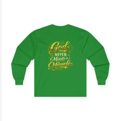 Monogram PB Gold Script Long Sleeve Tee