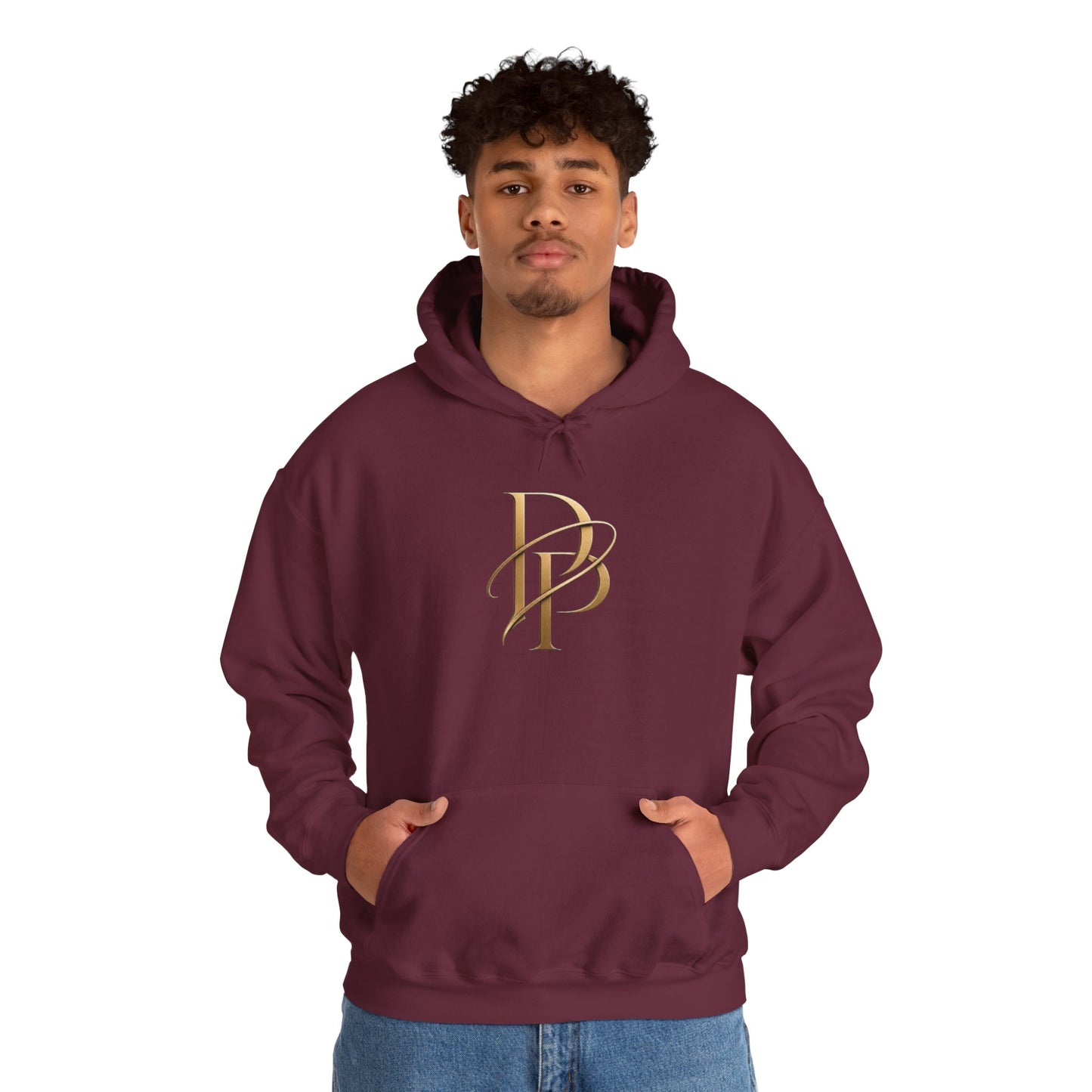 Diopso Purpose Logo Hoodie — Minimalist Luxury White Pullover