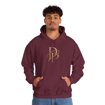 Diopso Purpose Logo Hoodie — Minimalist Luxury White Pullover