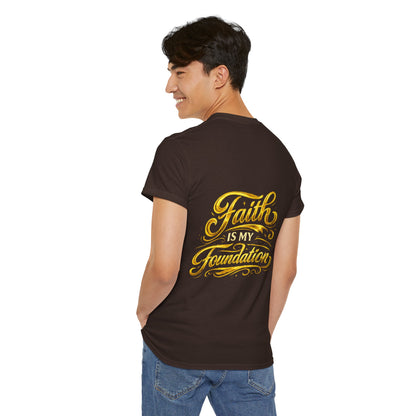 Monogram Gold PP Tee — Elegant Personalized Initials T-Shirt
