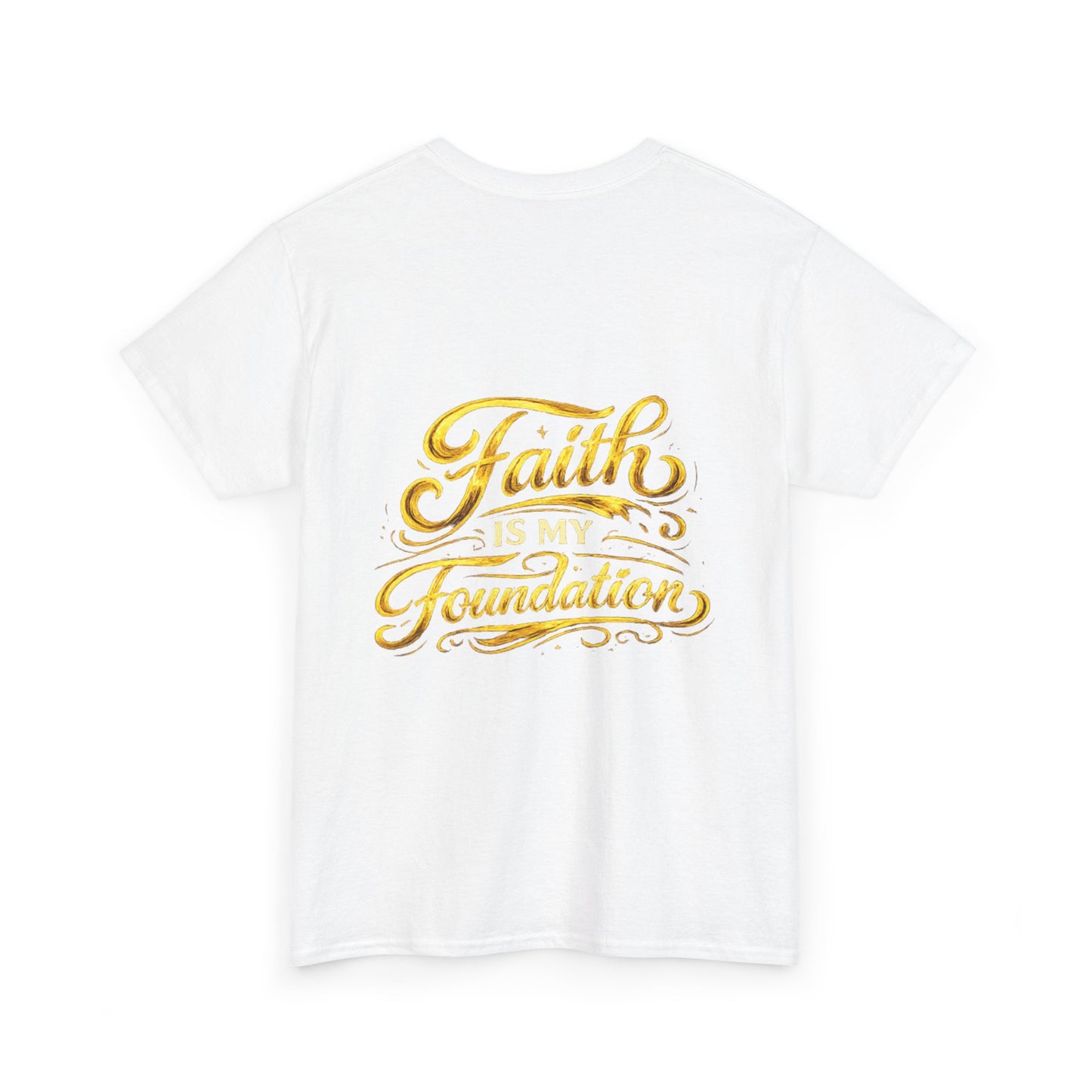 Monogram Gold PP Tee — Elegant Personalized Initials T-Shirt