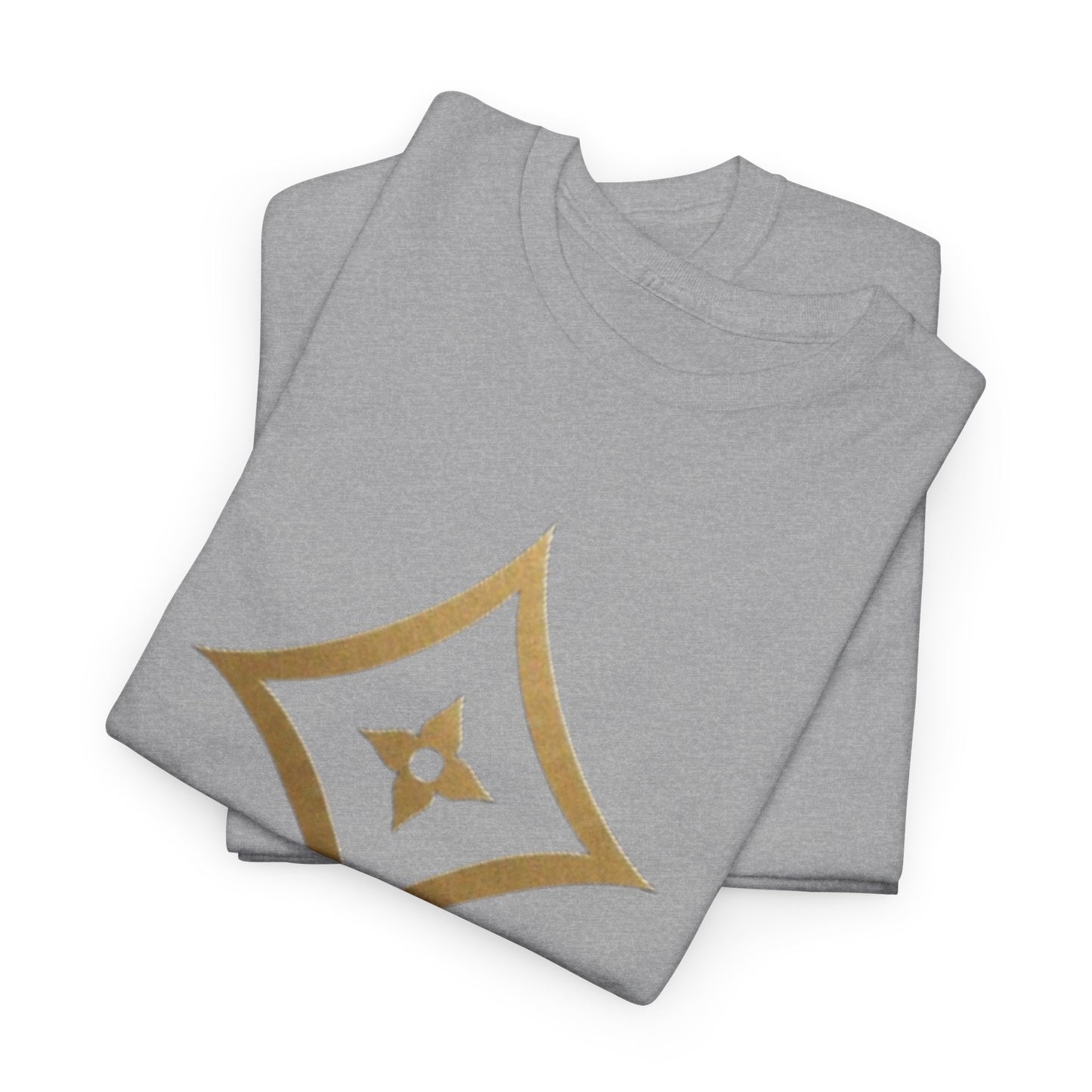 Monogram Gold PP Tee — Elegant Personalized Initials T-Shirt