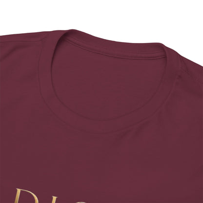 Monogram Gold PP Tee — Elegant Personalized Initials T-Shirt