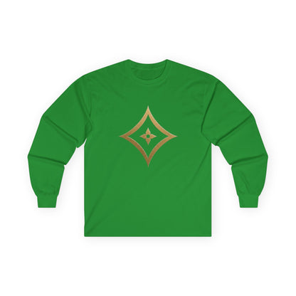 Monogram PB Gold Script Long Sleeve Tee