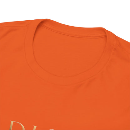 Monogram Gold PP Tee — Elegant Personalized Initials T-Shirt