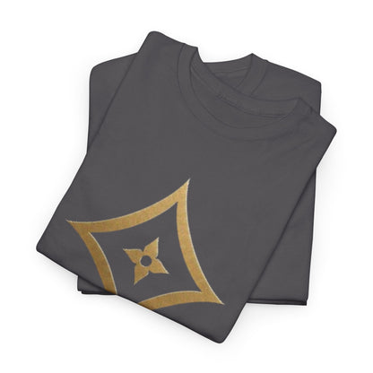 Monogram Gold PP Tee — Elegant Personalized Initials T-Shirt