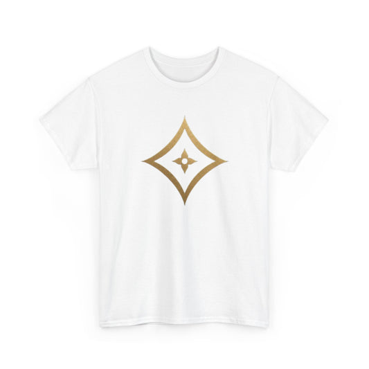 Monogram Gold PP Tee — Elegant Personalized Initials T-Shirt
