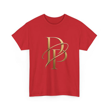 Monogram Gold PP Tee — Elegant Personalized Initials T-Shirt