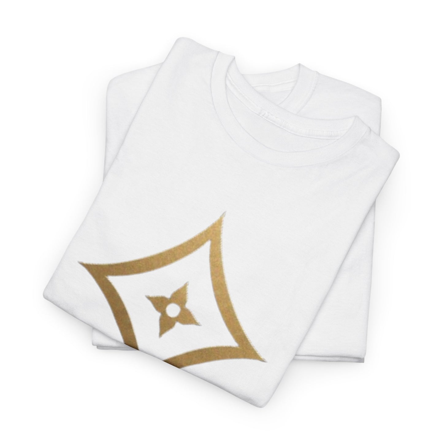 Monogram Gold PP Tee — Elegant Personalized Initials T-Shirt