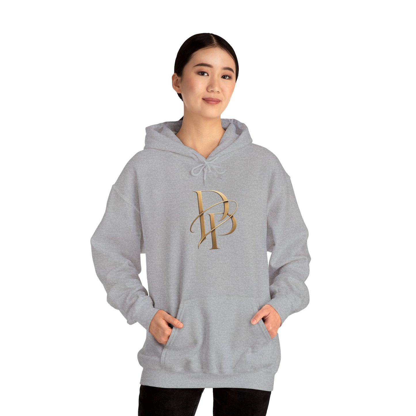 Diopso Purpose Logo Hoodie — Minimalist Luxury White Pullover