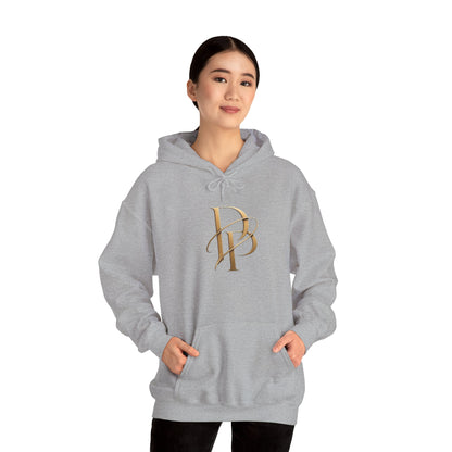 Diopso Purpose Logo Hoodie — Minimalist Luxury White Pullover