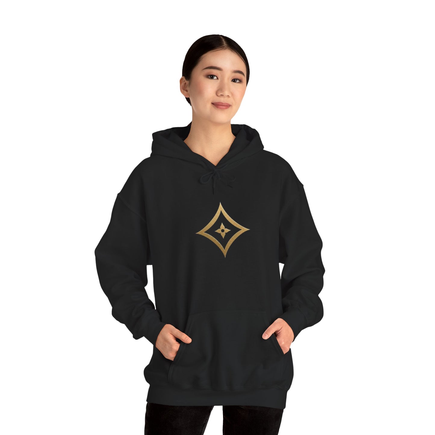 Diopso Logo Hoodie — Minimalist Luxury White Pullover