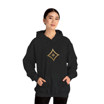 Diopso Logo Hoodie — Minimalist Luxury White Pullover