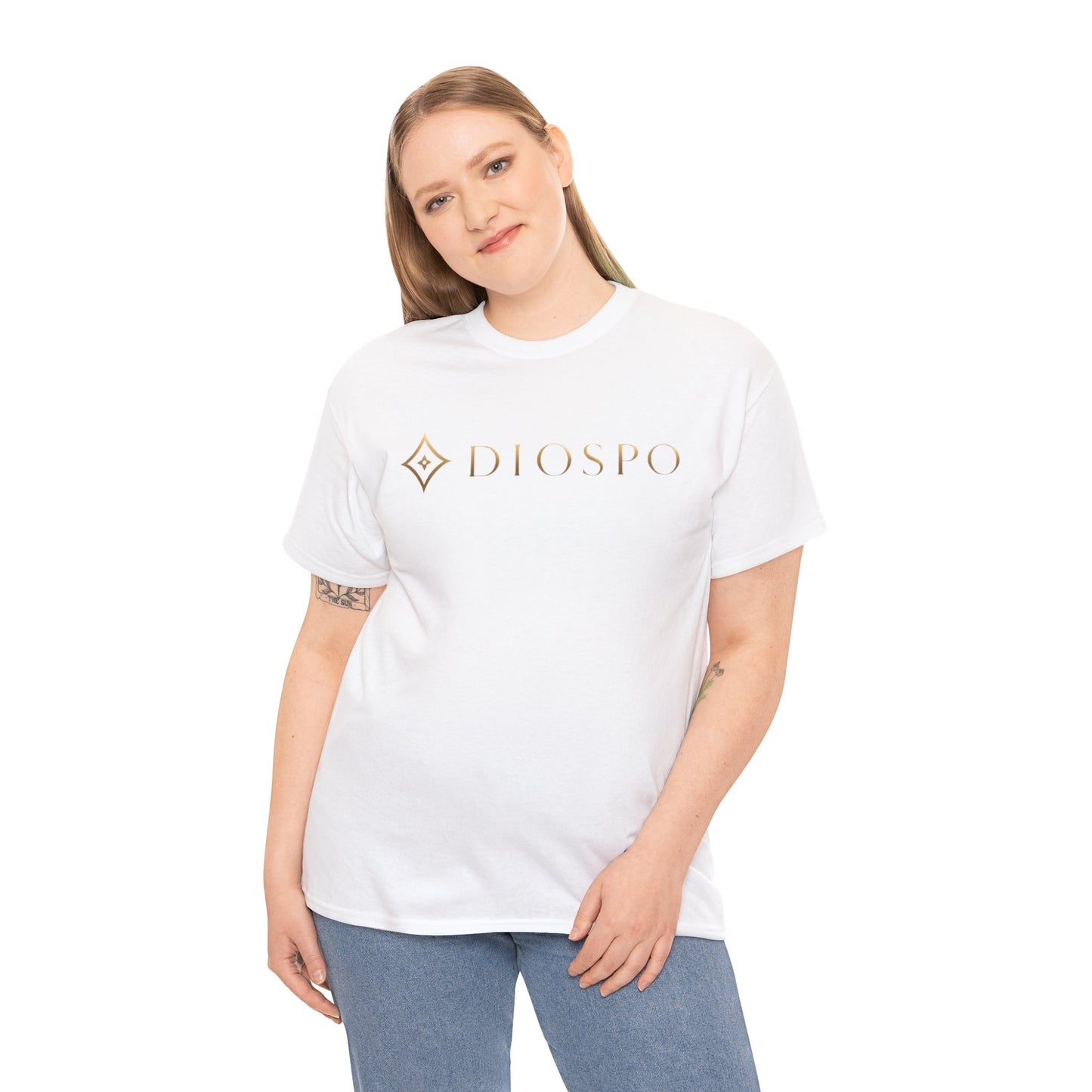 Monogram Gold PP Tee — Elegant Personalized Initials T-Shirt