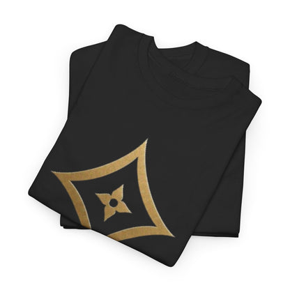 Monogram Gold PP Tee — Elegant Personalized Initials T-Shirt