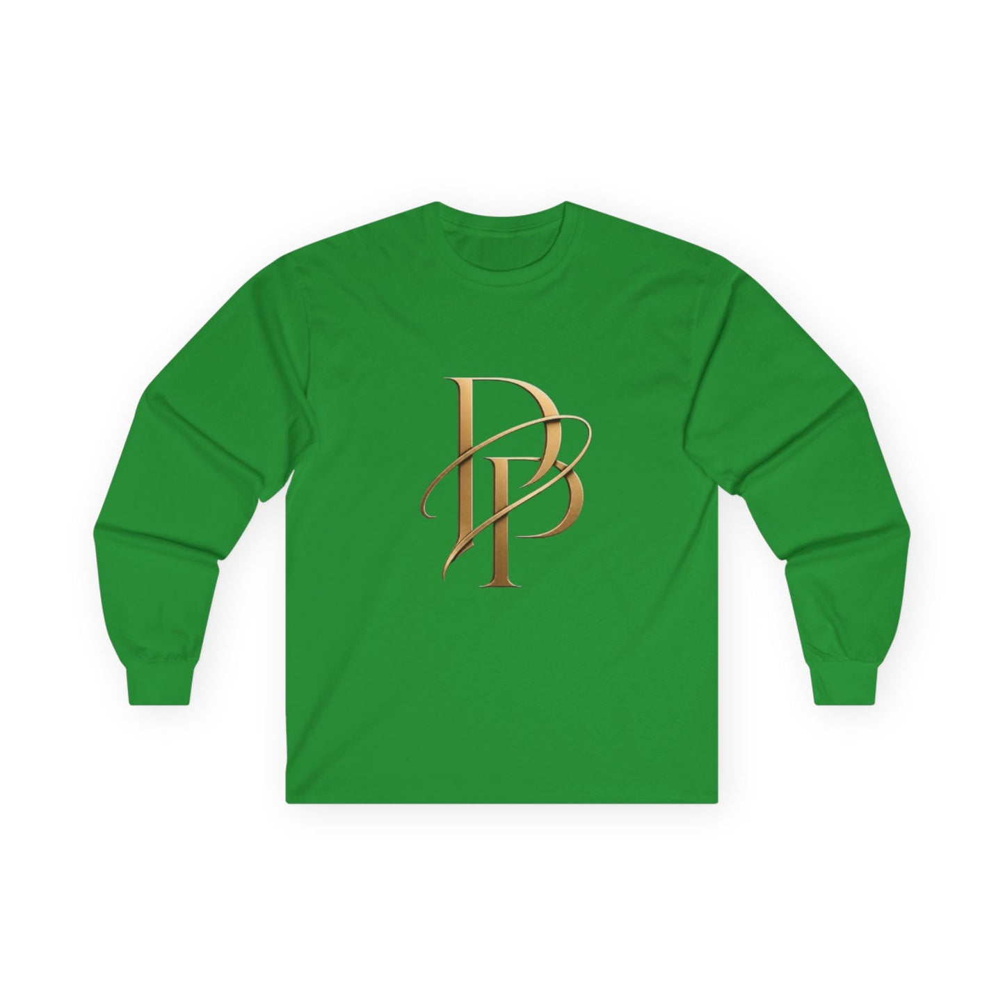 Monogram PB Gold Script Long Sleeve Tee