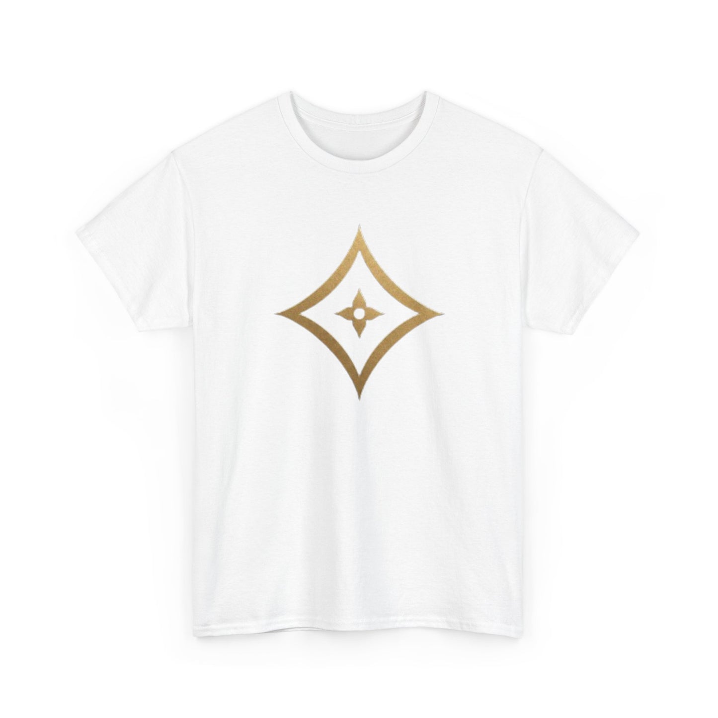 Monogram Gold PP Tee — Elegant Personalized Initials T-Shirt