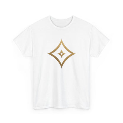 Monogram Gold PP Tee — Elegant Personalized Initials T-Shirt