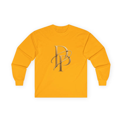 Monogram PB Gold Script Long Sleeve Tee