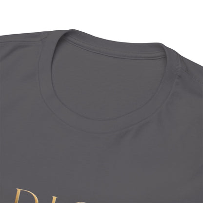 Monogram Gold PP Tee — Elegant Personalized Initials T-Shirt