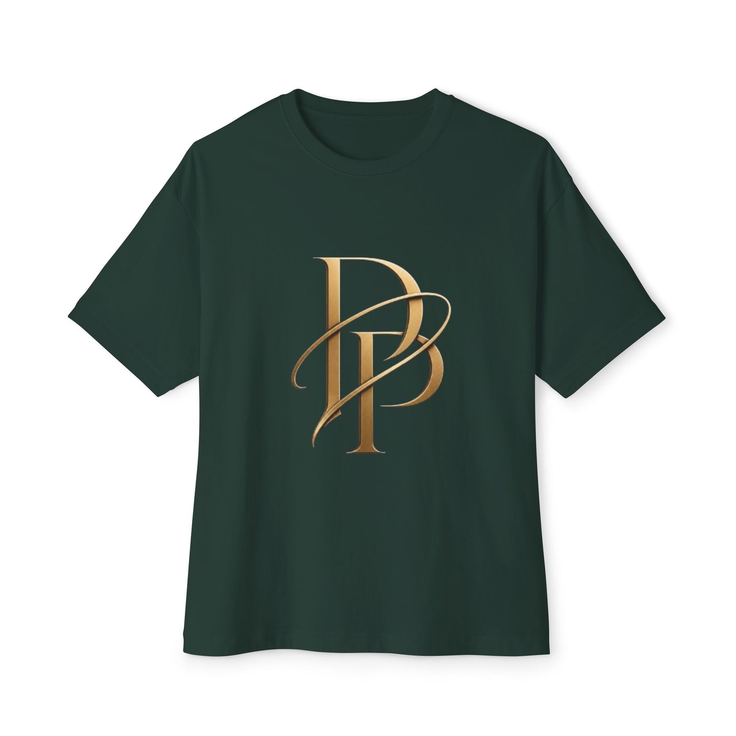Monogram PB Gold Script Tee