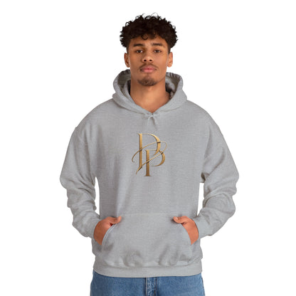 Diopso Purpose Logo Hoodie — Minimalist Luxury White Pullover