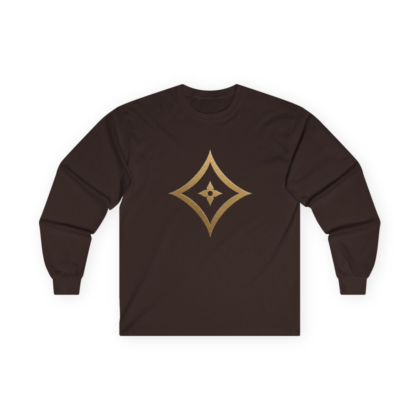 Monogram PB Gold Script Long Sleeve Tee