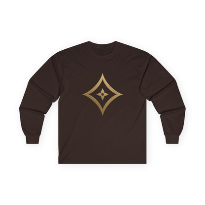 Monogram PB Gold Script Long Sleeve Tee