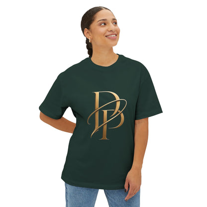 Monogram PB Gold Script Tee
