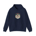 Floral Medallion Hoodie | folk art print, rustic motif