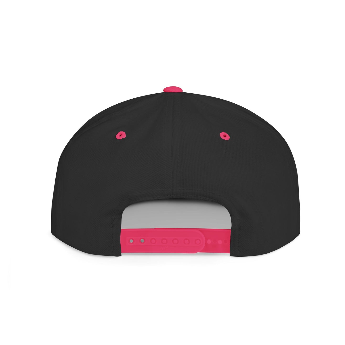 Flat Bill Snapback Hat — Diospo Gold Embroidered Logo