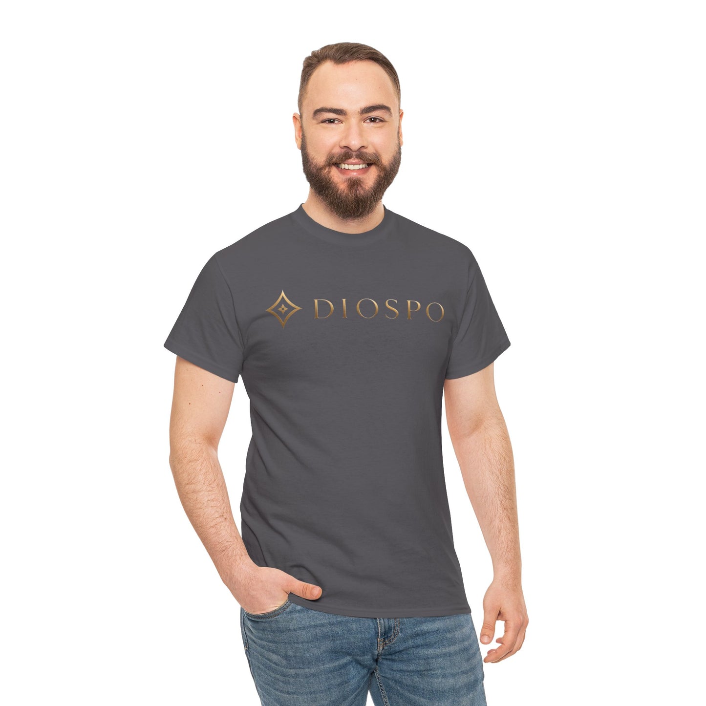 Monogram Gold PP Tee — Elegant Personalized Initials T-Shirt