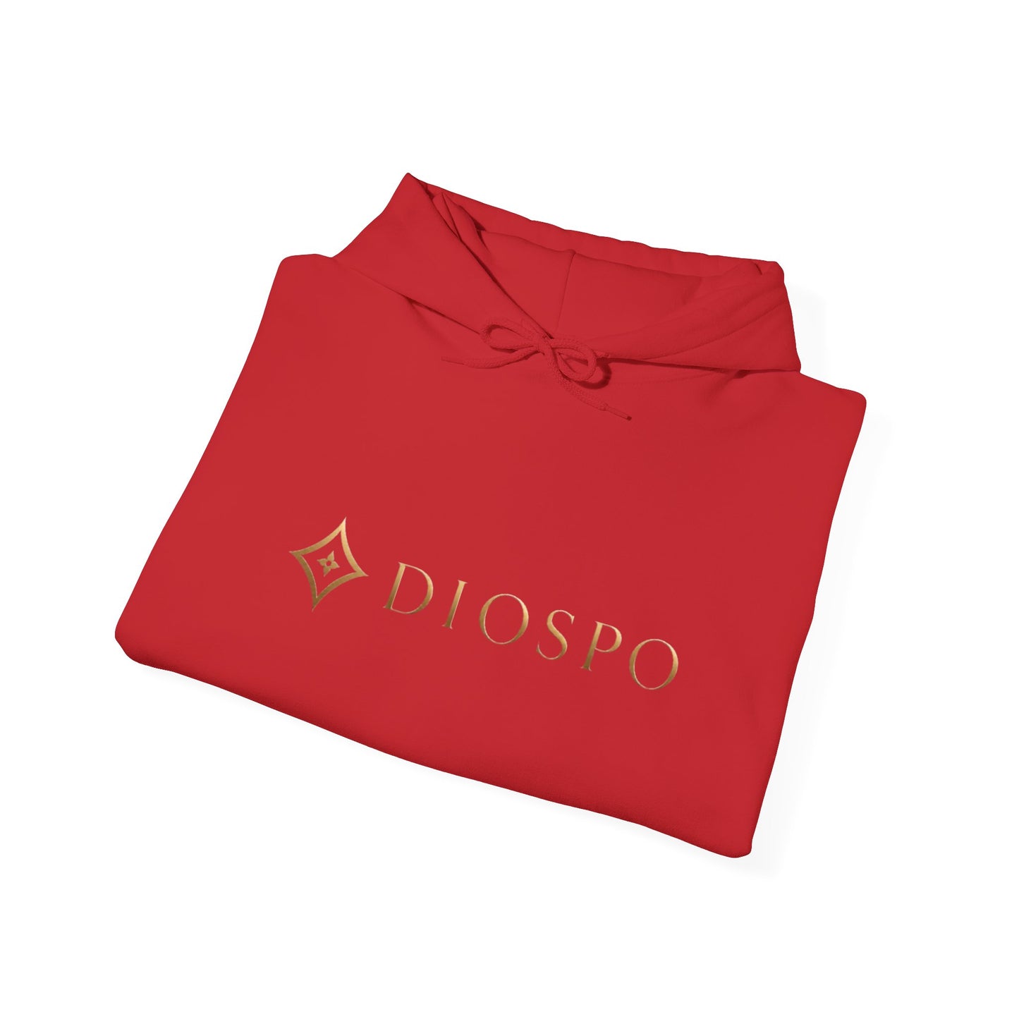 Diopso Logo Hoodie — Minimalist Luxury White Pullover