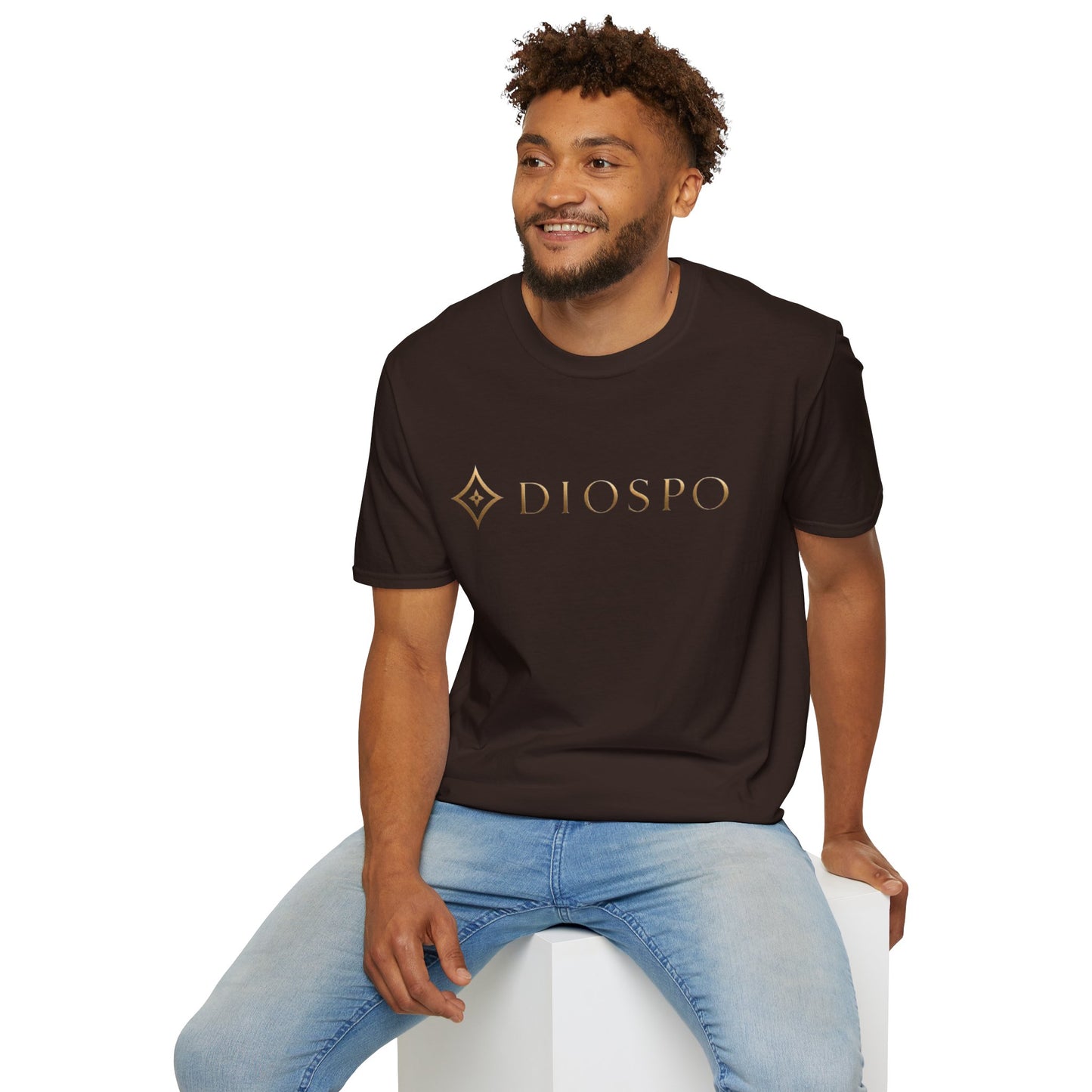 Gold Monogram Logo T-Shirt