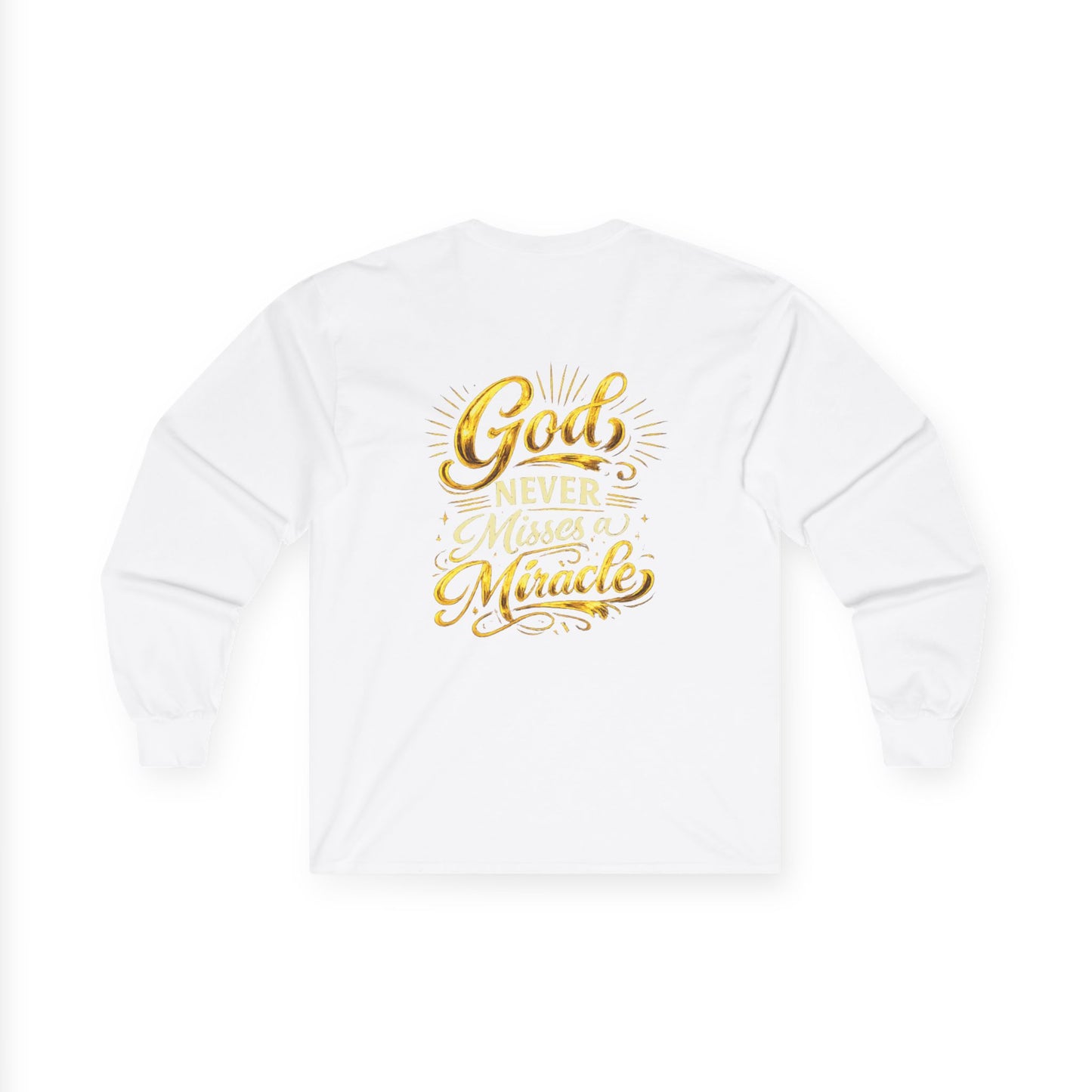 Monogram PB Gold Script Long Sleeve Tee